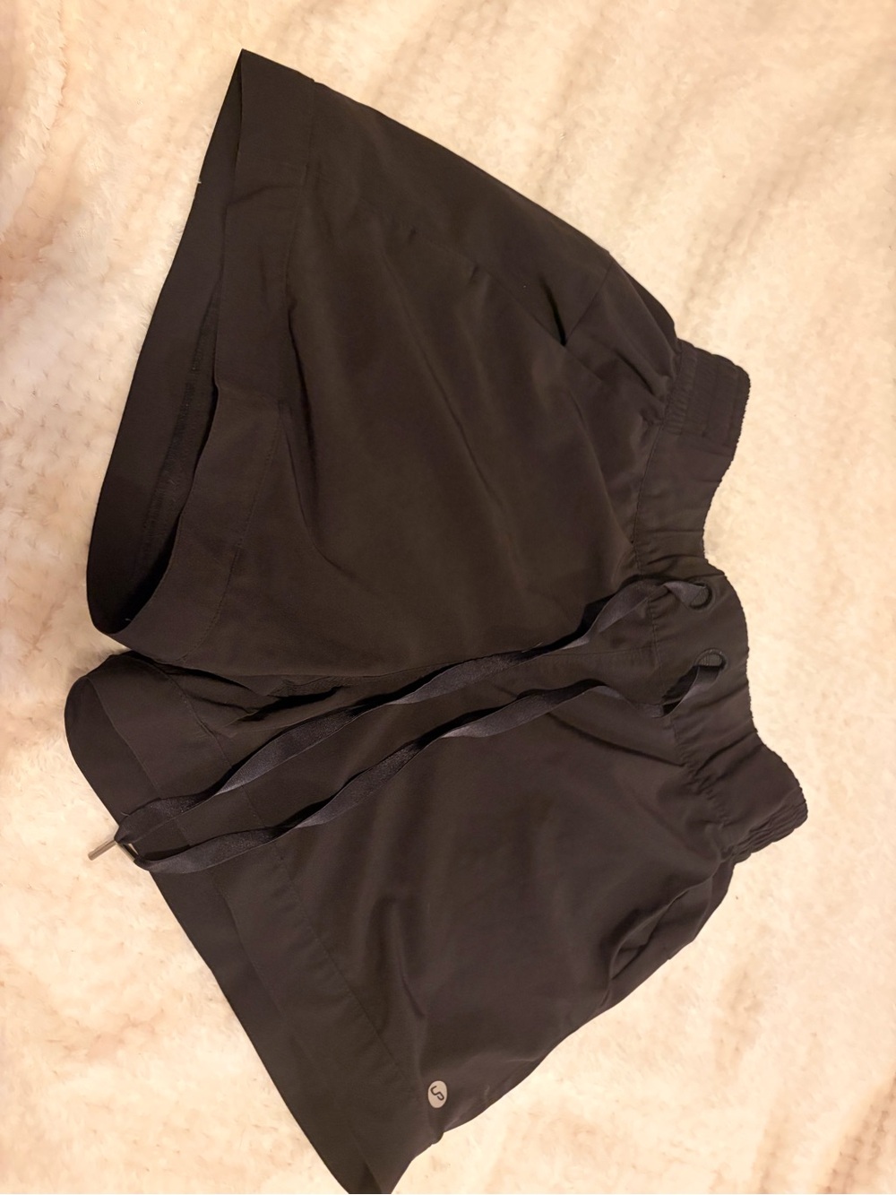 Black Women's Athletic Drawstring Shorts